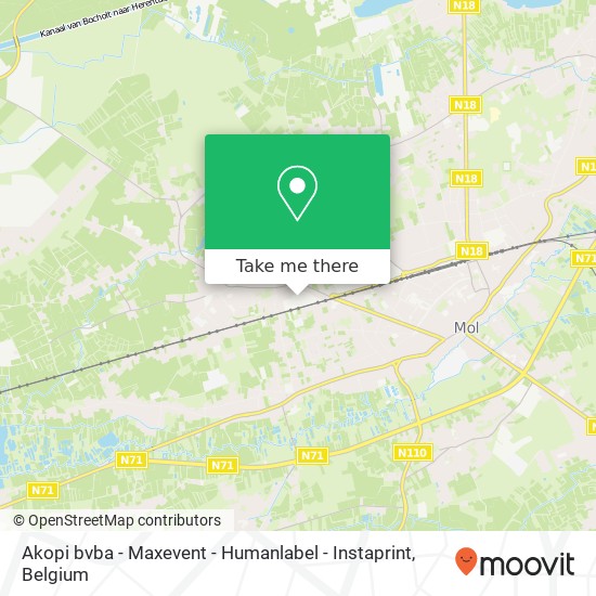 Akopi bvba - Maxevent - Humanlabel - Instaprint map