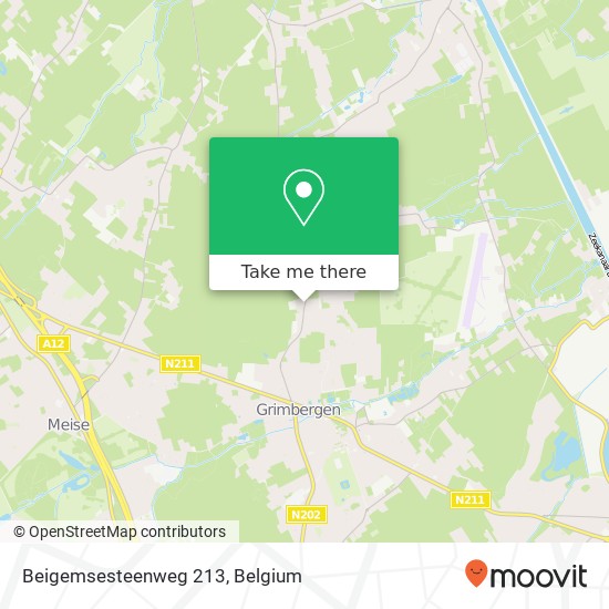 Beigemsesteenweg 213 plan