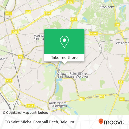 F.C Saint Michel Football Pitch map