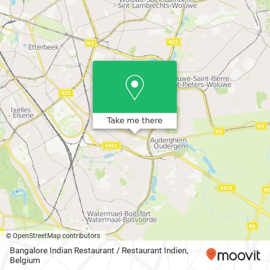 Bangalore Indian Restaurant / Restaurant Indien map