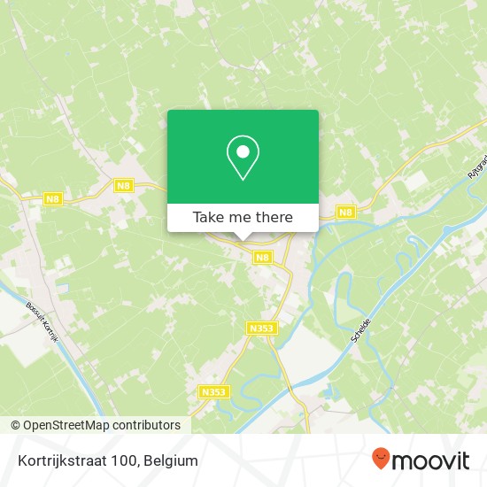 Kortrijkstraat 100 map