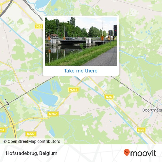 Hofstadebrug map