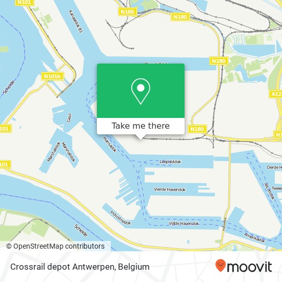 Crossrail depot Antwerpen plan