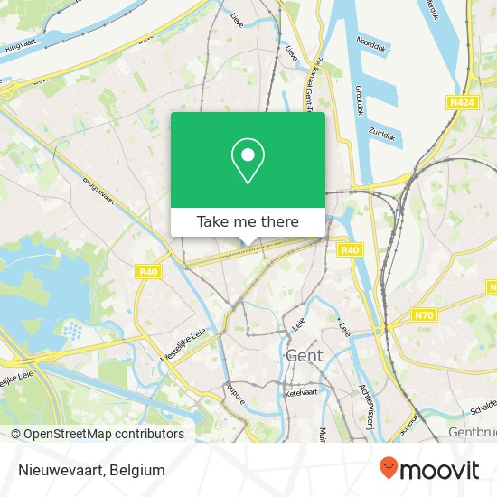 Nieuwevaart map