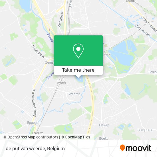 de put van weerde map