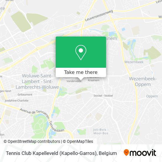 Tennis Club Kapelleveld (Kapello-Garros) map