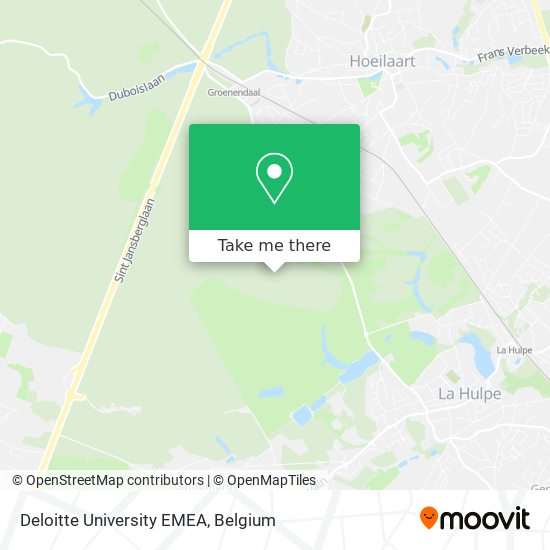 Deloitte University EMEA map