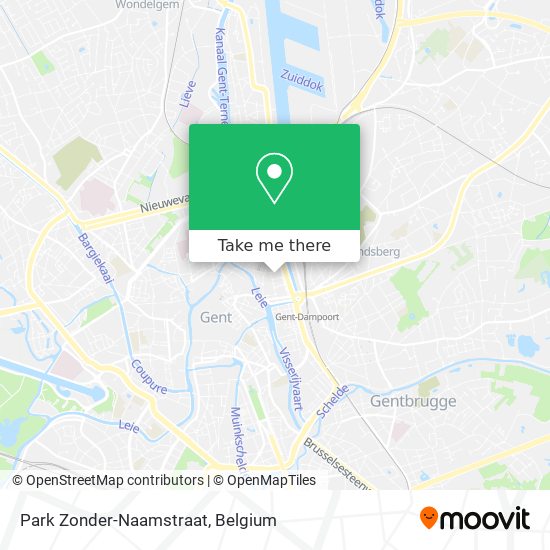 Park Zonder-Naamstraat map