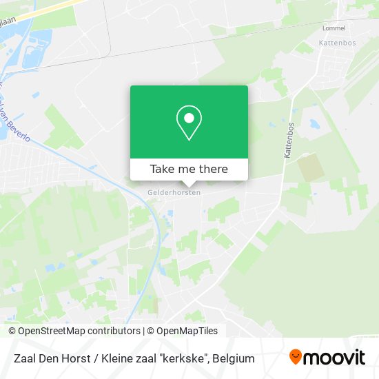 Zaal Den Horst / Kleine zaal "kerkske" map