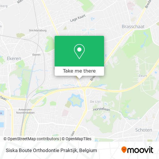 Siska Boute Orthodontie Praktijk map