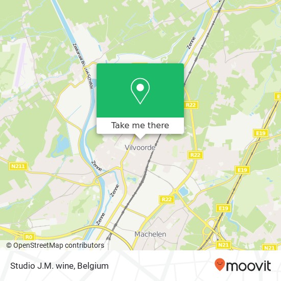 Studio J.M. wine map