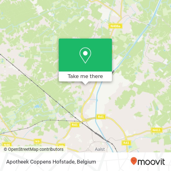 Apotheek Coppens Hofstade map