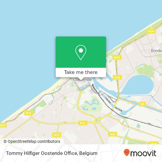 Tommy Hilfiger Oostende Office plan