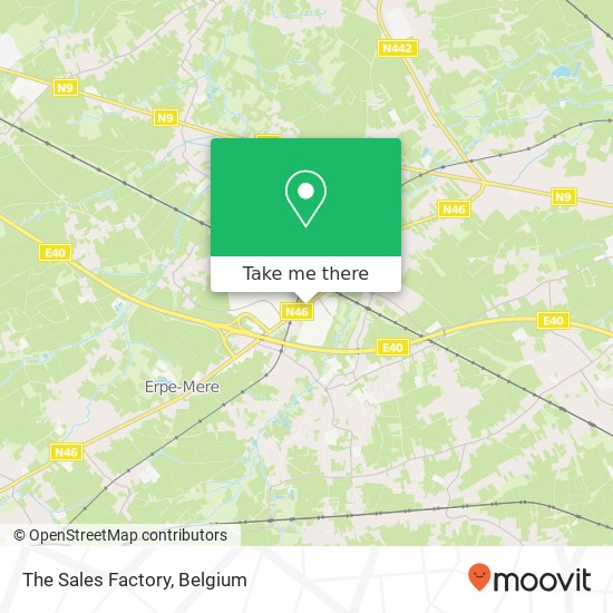 The Sales Factory map