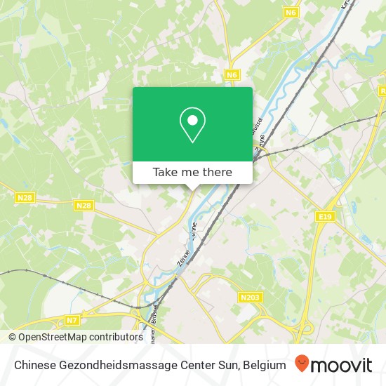 Chinese Gezondheidsmassage Center Sun map