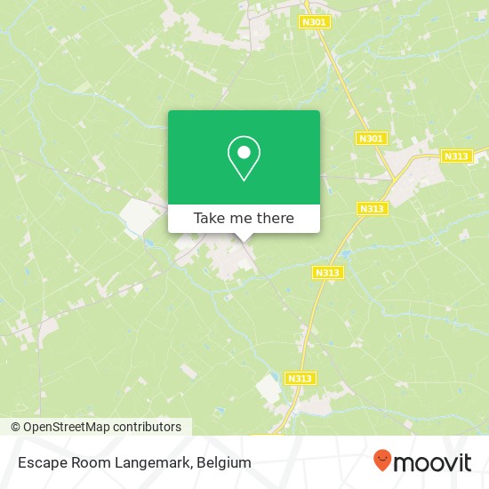 Escape Room Langemark map