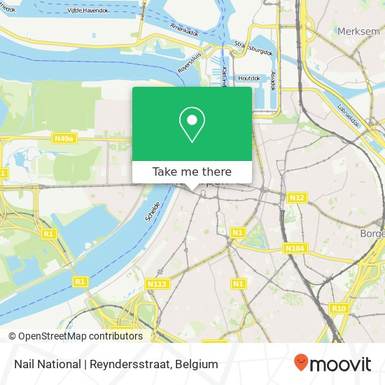 Nail National | Reyndersstraat plan