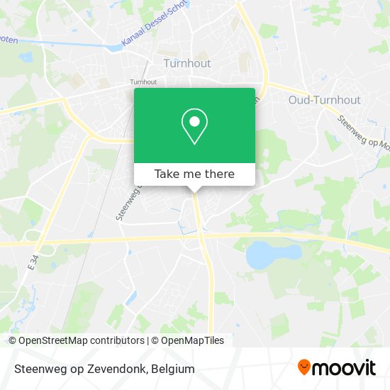Steenweg op Zevendonk map