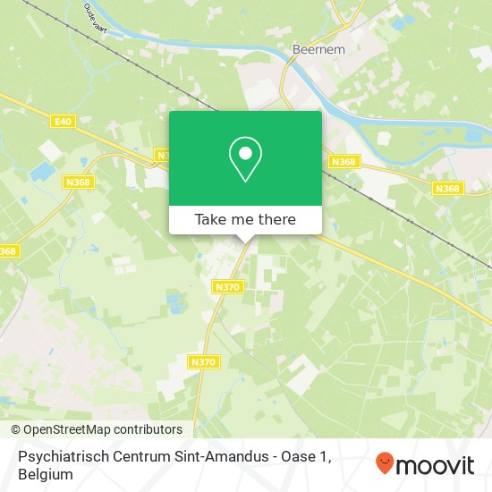 Psychiatrisch Centrum Sint-Amandus - Oase 1 map