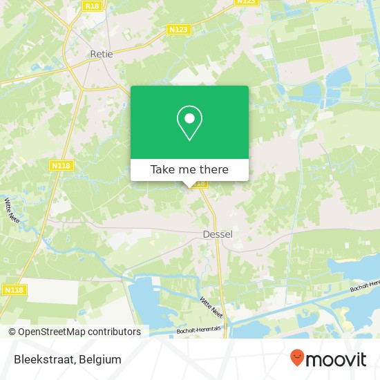 Bleekstraat map