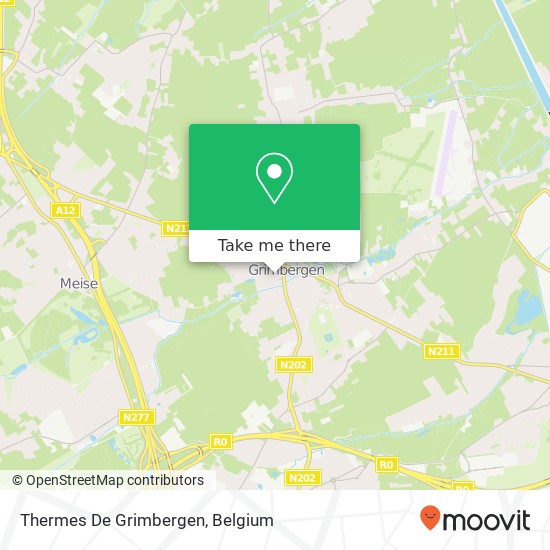 Thermes De Grimbergen map