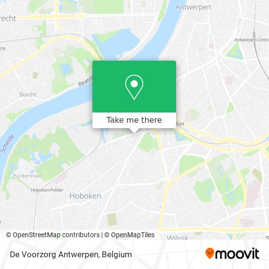 De Voorzorg Antwerpen map