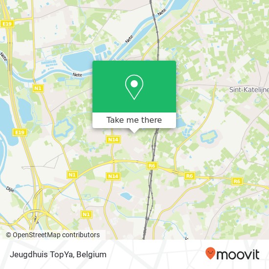 Jeugdhuis TopYa map