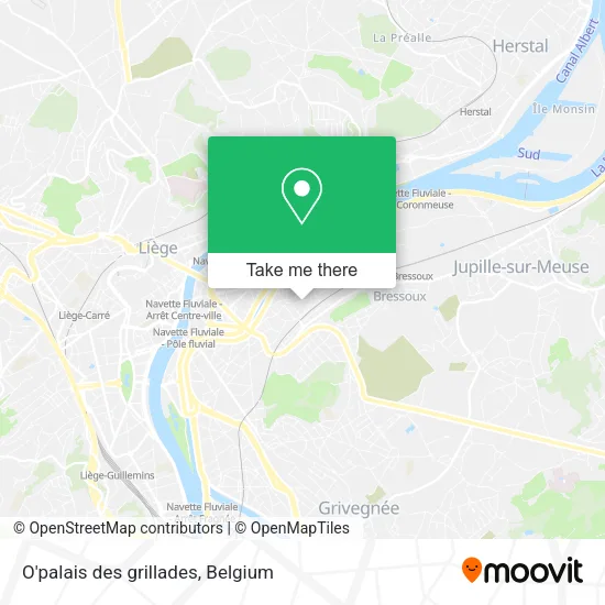 O'palais des grillades map