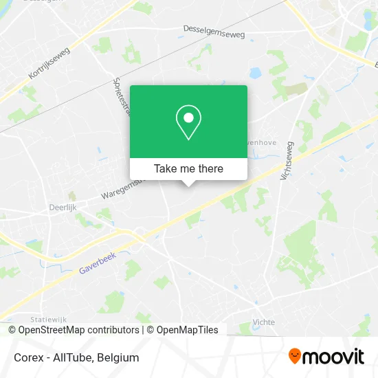 Corex - AllTube map