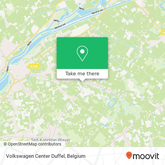 Volkswagen Center Duffel map