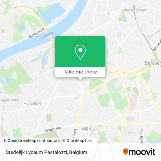 Stedelijk Lyceum Pestalozzi map