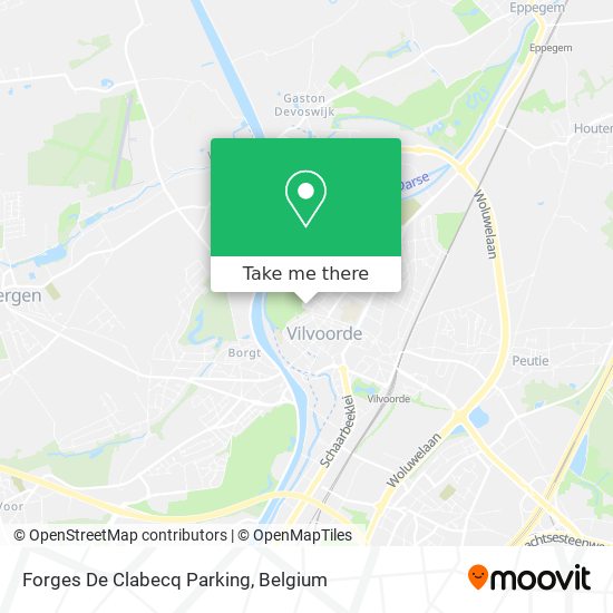 Forges De Clabecq Parking map