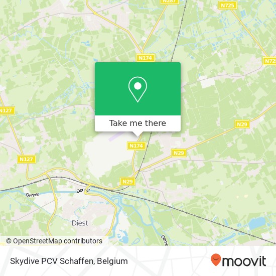 Skydive PCV Schaffen map