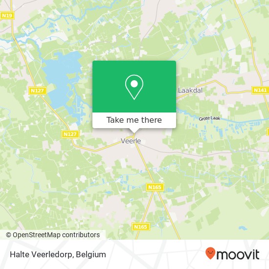 Halte Veerledorp map