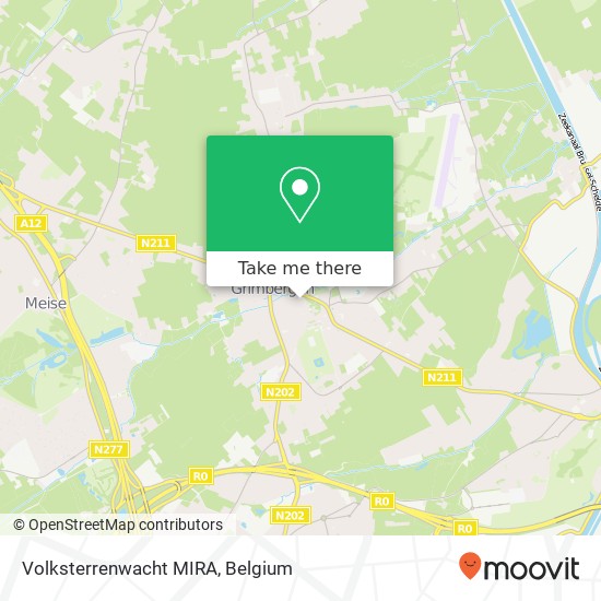 Volksterrenwacht MIRA map