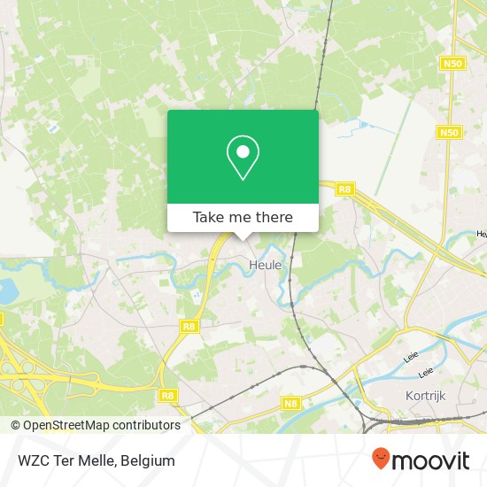 WZC Ter Melle map