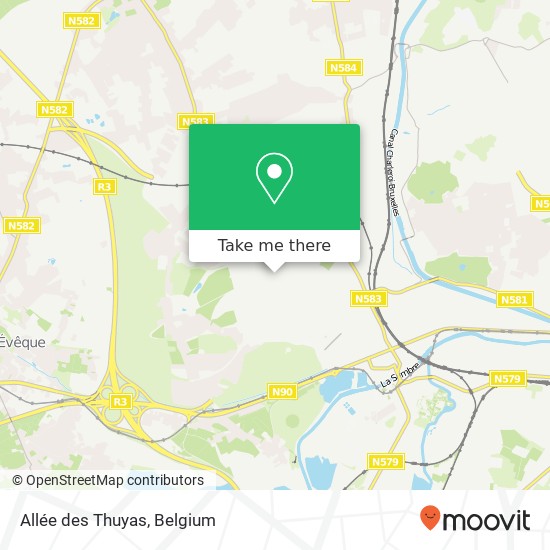 Allée des Thuyas map