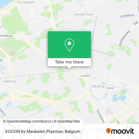 XOOON by Meubelen Plasman map