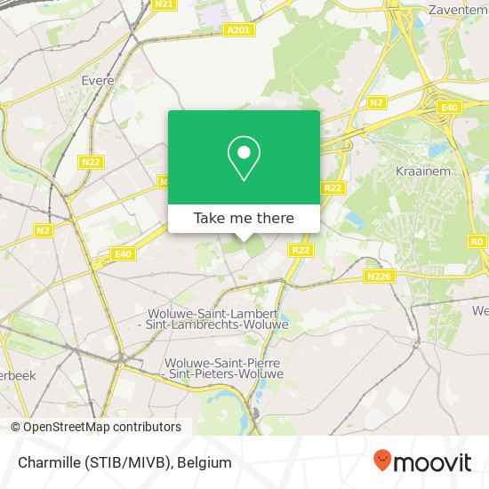 Charmille (STIB/MIVB) map