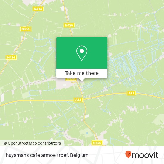 huysmans cafe armoe troef map