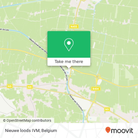 Nieuwe loods IVM map