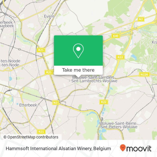 Hammsoft International Alsatian Winery map