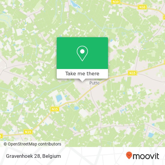 Gravenhoek 28 map