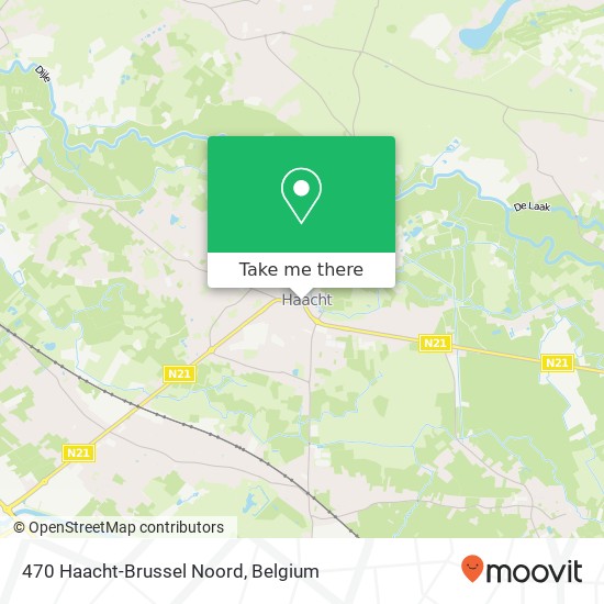 470 Haacht-Brussel Noord map