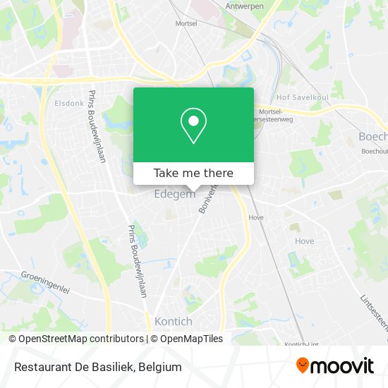 Restaurant De Basiliek map