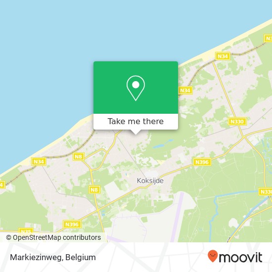 Markiezinweg map