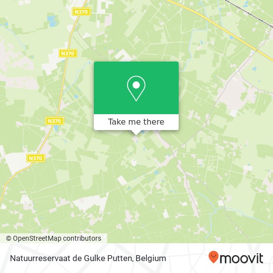 Natuurreservaat de Gulke Putten map