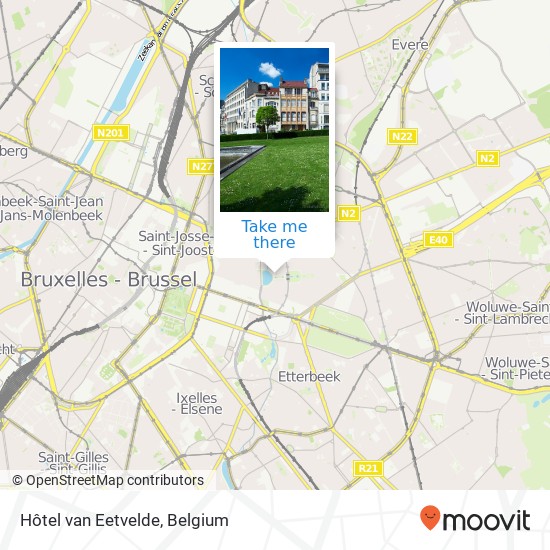 Hôtel van Eetvelde map