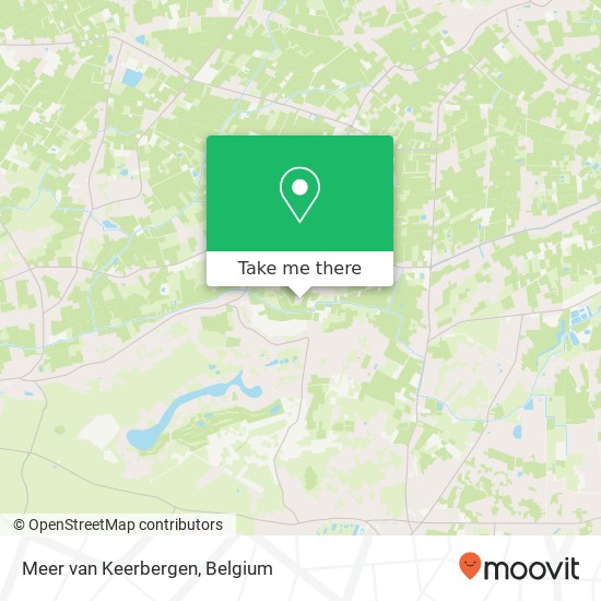 Meer van Keerbergen map