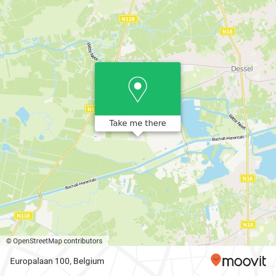 Europalaan 100 map